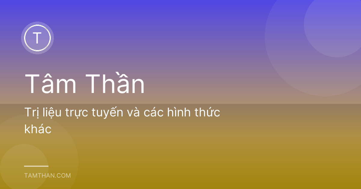 Trị liệu trực tuyến và các hình thức khác